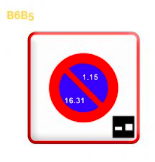 Panneau de signalisation B6B5